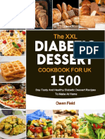 The XXL Diabetic Dessert Cookbook For UK - 1500-Day Tasty and Healthy Diabetic Dessert Recipes (2021)