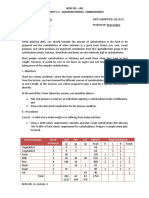 NCM 105 - Lab Activity # 3 - Macronutrients: Carbohydrate