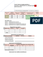 Trabajo Presupuesto Integrados