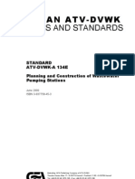 German Atv-Dvwk Rules and Standards: Standard ATV-DVWK-A 134E Planning and Construction of Wastewater Pumping Stations