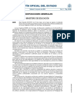 Real Decreto 631-2010, de 14 de Mayo, Por El Que Se Regula El Contenido Básico de Las Enseñanzas Artísticas Superiores de Grado en Música