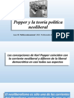 Popper y La Teoría Política Neoliberal