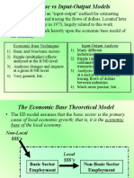 Econ Base Vs Input-Output Models