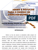 Slides Embalagens e Rótulos para o Ensino de Ciências-Química