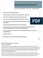 Watershed Management - Overview