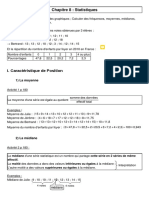 Math Chap Statistiques Quartiles Moyenne Mediane1