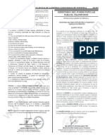 Gaceta Oficial N°42.239: Exhorto Oficial Costo Pasaje Transporte Privado Preste Servicio de Carácter Público A Bs. 0,50