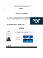 Comunicación Oral y Escrita