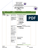 Day and Time Learning Area Learning Competencies Learning Tasks Mode of Delivery