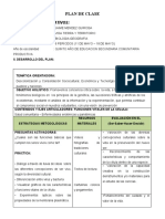 Plan de Clase (Cs. Naturales) Secundaria