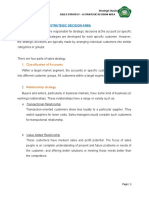 Sales Strategy - A Strategic Decision Area: 1. Classification of Accounts