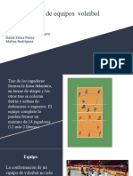 Conformacion de Equipos Voleibol