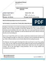 Mock Checkpoint Paper 2 English