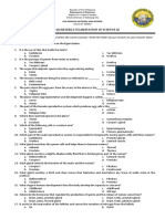 Test Paper Quarter 3 Science 10