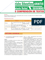 2.° Secundaria - Aptitud Verbal - Comprensión de Textos (Tema, Título e Idea Principal) (Material)