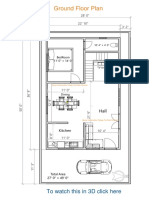 Duplex House Plan 28 X 50