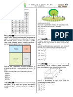 3° Simulado 2019 - (Mat. 9° Ano)