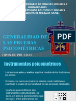 Generalidad de Las Pruebas Psicométricas