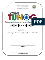 Project Tunog Booklet Week 2