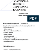 Exceptional Learners