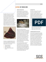 Geochemical Analysis of Iron Ore - SGS