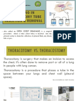 Assisting in Thoracostomy Tube Insertion