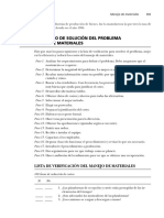 Lista de Verificación Del Manejo de Materiales