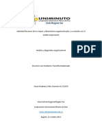 Resumen de Las Etapas y Dimensiones Organizacionales y Su Relación Con El Ámbito Empresarial