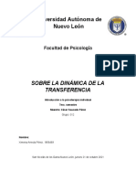 Resumen Sobre La Dinamica de La Transferencia