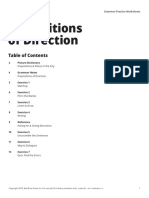 Prepositions of Direction: Grammar Practice Worksheets