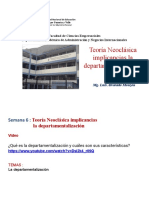 Teoria Neoclasica La Departamentalizacion