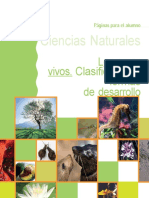 Naturales. Los Seres Vivos. Clasificacion y Formas de Desarrollo. Paginas para El Alumno