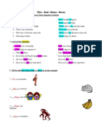 Demonstrative Adjectives Exercises