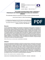 Proposição de Soluções Sustentáveis para o Reparo e Prevenção de Fissuras em Estruturas de Concreto Armado