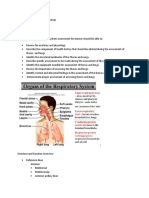 Assessing The Thorax and The Lungs