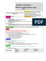 Phe Mock E-Portfolio Task 1 Specific Clarification (05 Pages Max)