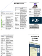 Windows XP Keyboard Shortcuts