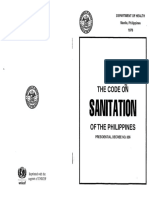 PD 856 - Code On Sanitation of The Philippines