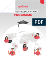 Programs: Online Specialisation