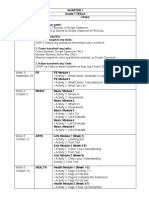 MAPEH ACTIVITIES 1st Quarter