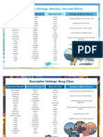 Descriptive Settings Word List Pack