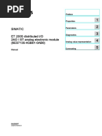 Simatic ET 200S Distributed I/O 2AO I ST Analog Electronic Module (6ES7135-4GB01-0AB0)