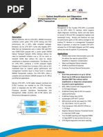 183-05090-00 OTN Tunable SFP+ 10Gb With EFEC 120km EZ - Product Datasheet 1019