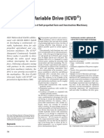 Continously Variable Drive (ICVD) : Innovation For Manufacturers of Self-Propelled Farm and Construction Machinery