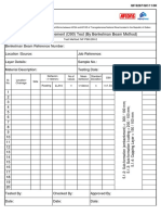 AFCONS - QUA - Quality Test Format - Deflection Measurement