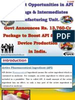 Investment Opportunities in API Bulk Drugs & Intermediates Manufacturing Unit-454479