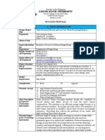 Cavite State University: Detailed Proposal A. Basic Information