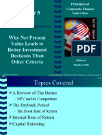 Why Net Present Value Leads To Better Investment Decisions Than Other Criteria