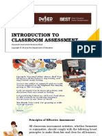 M1L3 - Introduction To Classroom Assessment