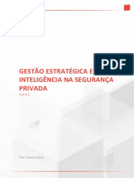 Gestão Estratégica E Inteligência Na Segurança Privada: Aula 6